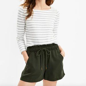 LOFT Emory Drawstring Pocket Short - Black